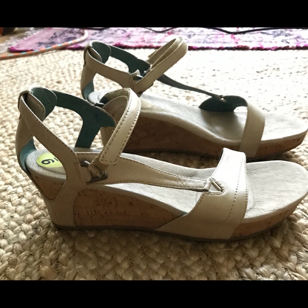 Teva Capri wedge cork sandal